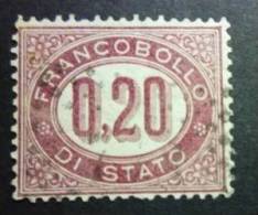 ITALIA - SERVIZIO 1875: Sassone 3, O - FREE SHIPPING ABOVE 10 EURO - Dienstzegels