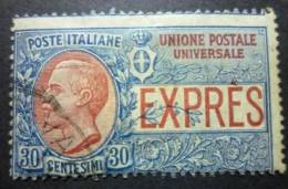 ITALIA - ESPRESSI 1908: Sassone 2, Spostata, O - FREE SHIPPING ABOVE 10 EURO - Eilsendung (Eilpost)