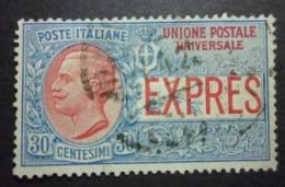 ITALIA - ESPRESSI 1908: Sassone 2, O - FREE SHIPPING ABOVE 10 EURO - Posta Espresso