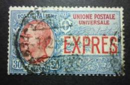 ITALIA - ESPRESSI 1908: Sassone 2, O - FREE SHIPPING ABOVE 10 EURO - Eilsendung (Eilpost)