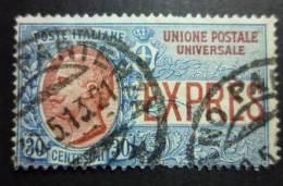 ITALIA - ESPRESSI 1908: Sassone 2, O - FREE SHIPPING ABOVE 10 EURO - Express Mail