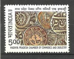 INDIA, 2006, 100 Years Of Madhya Pradesh Chamber Of Commerce And Industry, Gwalior,   MNH, (**) - Neufs