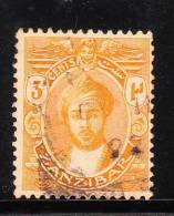 Zanzibar 1921-29 Sultan Khalifa Bin Harub Wmk 4 Used - Zanzibar (...-1963)