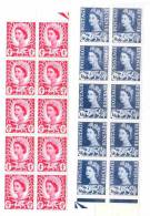 Wales 1967-69 QE 4p & 1sh 6p Blk Of 10 MNH - Wales