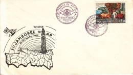 Portugal Cover Scott #1028 50c Madeira Grapes And Wine Scout Jamboree XII Jamboree NO AR 18 OUT 1969 Porto - Briefe U. Dokumente