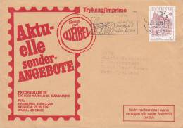 Denmark WEIBEL Frimærker ÅRHUS 1982 Cover Brief To Germany Europa CEPT Jens Bangs Stenhus Ålborg Stamp (Cz. Slania) - Briefe U. Dokumente