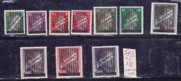 AUTRICHE N° 543/552 TIMBRES D'ALLEMAGNE DE 1941/1944 SURCHARGE NEUF AVEC CHARNIÈRE LES 4 DERNIERS SIGNES - Ungebraucht