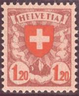 Schweiz 1924 Zu#164.2.01b Abart HFLVETIA ** Postfrisch - Ungebraucht