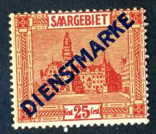 828 )  SAAR 1922   Mi.#6 PF X  Mint* - Servizio