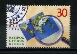 CYPRUS   1998    World  Stamp  Day    30c  Multicoloured        USED - Used Stamps