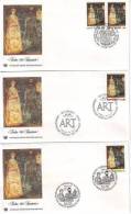 536a: UNO Wien, Genf, NY: Fresko Dated 1259 From Boyana- Church Sofia - Cartes Postales