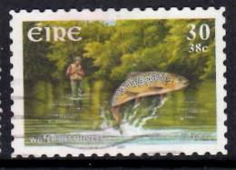 Ireland 2001 38c Fishing Issue #1313 - Used Stamps
