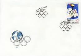 Czech Republic / FDC / 100th Anniversary Of Olympic Comitee - Storia Postale