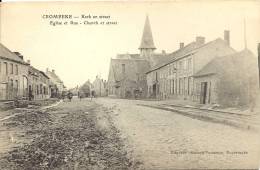 CROMBEKE - Poperinge - Kerk En Straat - Eglise Et Rue - Church Et Street - Poperinge