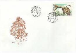 Czech Republic / FDC / Nature / Landscapes / Mountains / Rocks - Cartas & Documentos