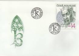 Czech Republic / FDC / Royality / Dinasty Of Luxembourg / Kings - Cartas & Documentos