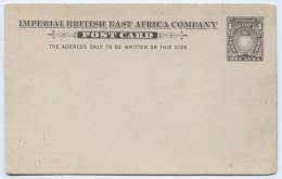 Imperial British East Africa, Postal Stationery, Colonial Post, Unused - África Oriental Británica