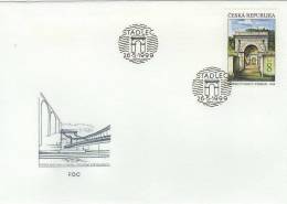 Czech Republic / FDC / Architecture / Bridges - Briefe U. Dokumente