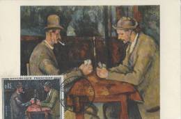 CARTE MAXIMUM  1961 CEZANNE # Les Joueurs De Cartes # Peinture # AIX EN PROVENCE # IMPRESSIONNISME # - Impresionismo