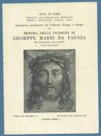 CATALOGO D´ARTE - MOSTRA  DELLE INCISIONI DI GIUSEPPE MARRI  DA FAENZA - CATALOGO 1952 - Arte, Architettura