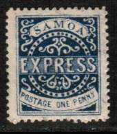 SAMOA    Scott #  1*  VF MINT LH - Samoa (Staat)