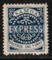 SAMOA    Scott #  1*  VF MINT LH - Samoa