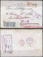 HUNGARY  - TISZA KALMANFALVA (Budisava)  To CLEVELAND OHIO To RETURN - RECOM - Mi. 100X  - 1908 - Lettres & Documents