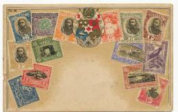 Tonga Toga Stamp Card Embossed Carte Philatelique Gaufrée Ottmar Zieher No 68 - Tonga