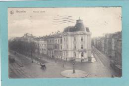 BRUXELLES  -  Avenue  Louise .   -  1912  -  BELLE CARTE ANIMEE  - - Lanen, Boulevards