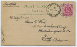 Great Britain, NATAL - MARIANNHILL, Pinetown, Trappist Monastery, 1910. Postal Stationery - Natal (1857-1909)