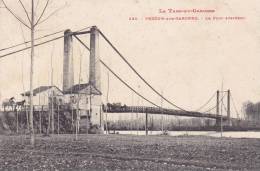 VERDUN-sur-GARONNE.  _  Le Pont Suspendu. Attelages - Verdun Sur Garonne