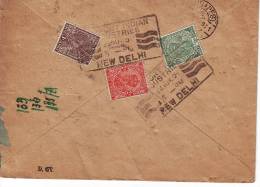 India,1954 Letter To Hungary - Briefe U. Dokumente