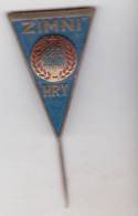 Czechoslovakia Old Sport Pin Badge -Winter Games DSO Sokol - Winter Sports