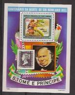 SAO TOME AND PRINCIPE 1980 Sir Rowland Hill MNH - Rowland Hill