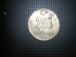 Turquia 250 Bin Liras 2002(4800) - Turquie
