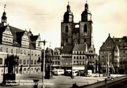 AK Wittenberg, Marktplatz, Stadtkirche Und Rathaus, Ung, 1964 - Wittenberg