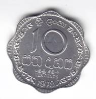 @Y@   Ceylon / Sri Lanka  10 Cents 1978  UNC     (C86) - Sri Lanka