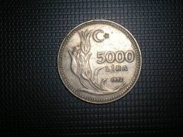 Turquia 5000 Lira 1992 (4815) - Turkey