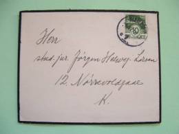 Denmark 1927 Cover To Kobenhavn - Card Inside - Storia Postale