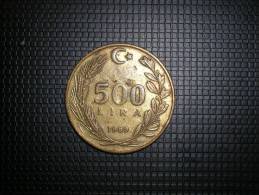 Turquia 500 Lira 1989(4818) - Turkey