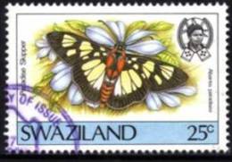 Swaziland - 1987 Butterflies 25c (o) # SG 519 , Mi 518 - Swaziland (1968-...)