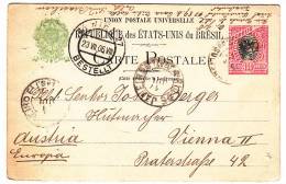 BRAZIL - Postal Card, Carte Postale, Rio De Janeiro, Year 1906, UPU - Storia Postale