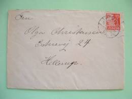 Denmark 1937 Cover To Hellerup - Ship - Brieven En Documenten