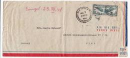 UNITED STATES - WW II. New York - Grand Central Annex, Cover, Year 1941, Air Mail, OKV German Censorship, Zensur - Briefe U. Dokumente