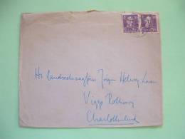 Denmark 1945 Cover To Charlottenlund - King Christian X (1 Stamp Broken) - Covers & Documents