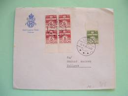 Denmark 1958 Cover Rasmussen Hoten In Faaborg To Tollose - Nummers 5 And 10 - Lettres & Documents