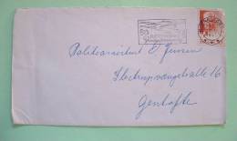 Denmark 1965 Cover Bjerringbro To Gentafte - Carl Nielsen Composer Music - Fishing Label - Briefe U. Dokumente