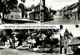 AK Teuptiz/Kr. Königs Wusterhausen, Am Markt, Poststraße, Kirche, Gel, 1979 - Koenigs-Wusterhausen