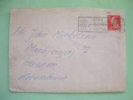 Denmark 1965 Cover Sonderborg To Kobenhavn - King Frederik IX - Star Cancel - Lettres & Documents