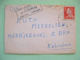 Denmark 1967 Cover Bronsho To Kobenhavn - King Frederik IX - Lettres & Documents